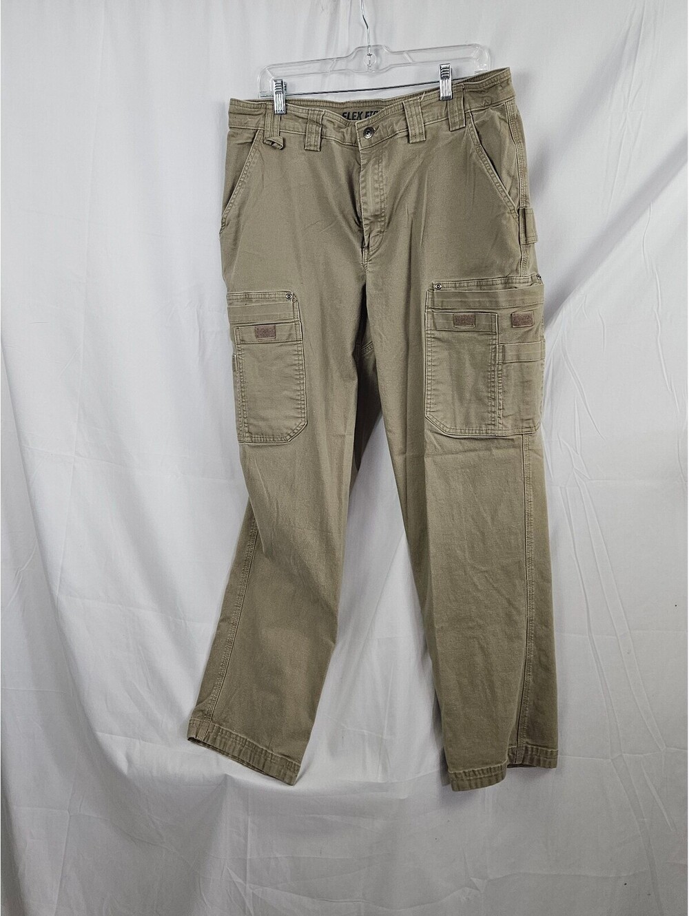 Duluth Flex Fire Hose Men's Khaki Cargo Pants 38x34